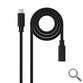 CABLE USB-C 3.2 Gen2x2 20Gbp 100W/5A, 4k/60Hz, USB-C/M-H 1.5 M NEGRO NANOCABLE
