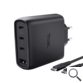 CARGADOR PARED/VIAJE 3xUSB-C + USB-A 65W MAXO NEGRO TRUST