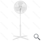 VENTILADOR DE PIE 40W BLANCO AIGOSTAR
