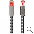 CABLE DE RED LATIGUILLO RJ45 GAMING CAT.8 SFTP AWG26 3 M GRIS VENTION