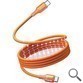CABLE USB-C A USB-C 5A 240W MAGNETICO 1.5 M NARANJA VENTION