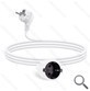 CABLE ALARGADOR ALEMAN 3G 3 M BLANCO AIGOSTAR